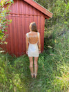 Kasy mini kjole med palietter - Beige