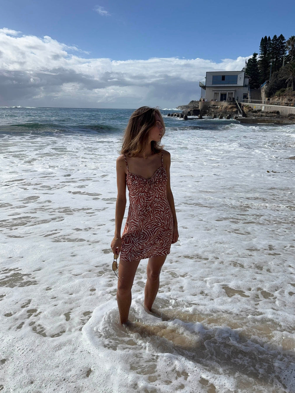 Lailina minikjole med mønster