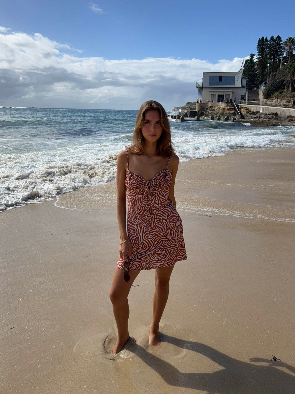 Lailina minikjole med mønster