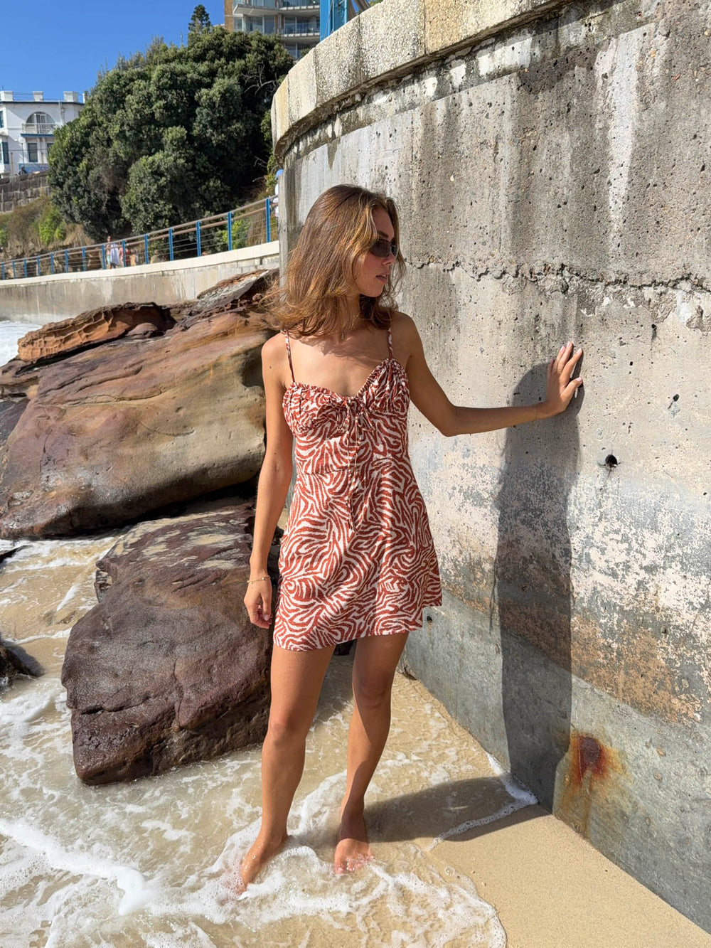 Lailina minikjole med mønster