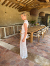 Marisol nederdel i blonde - Hvid