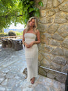 Fiorella nederdel med blonder - Hvid