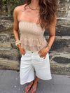 Ayia nederdel/top - Beige