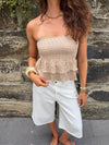Ayia nederdel/top - Beige