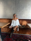 Aveline off shoulder kjole - Hvid