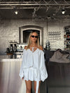 Aveline off shoulder kjole - Hvid