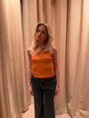 Cathie one shoulder top - Orange