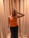 Cathie one shoulder top - Orange