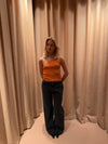 Cathie one shoulder top - Orange