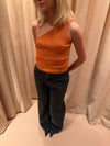 Cathie one shoulder top - Orange