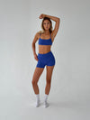 Bonded open back top - Royal blue