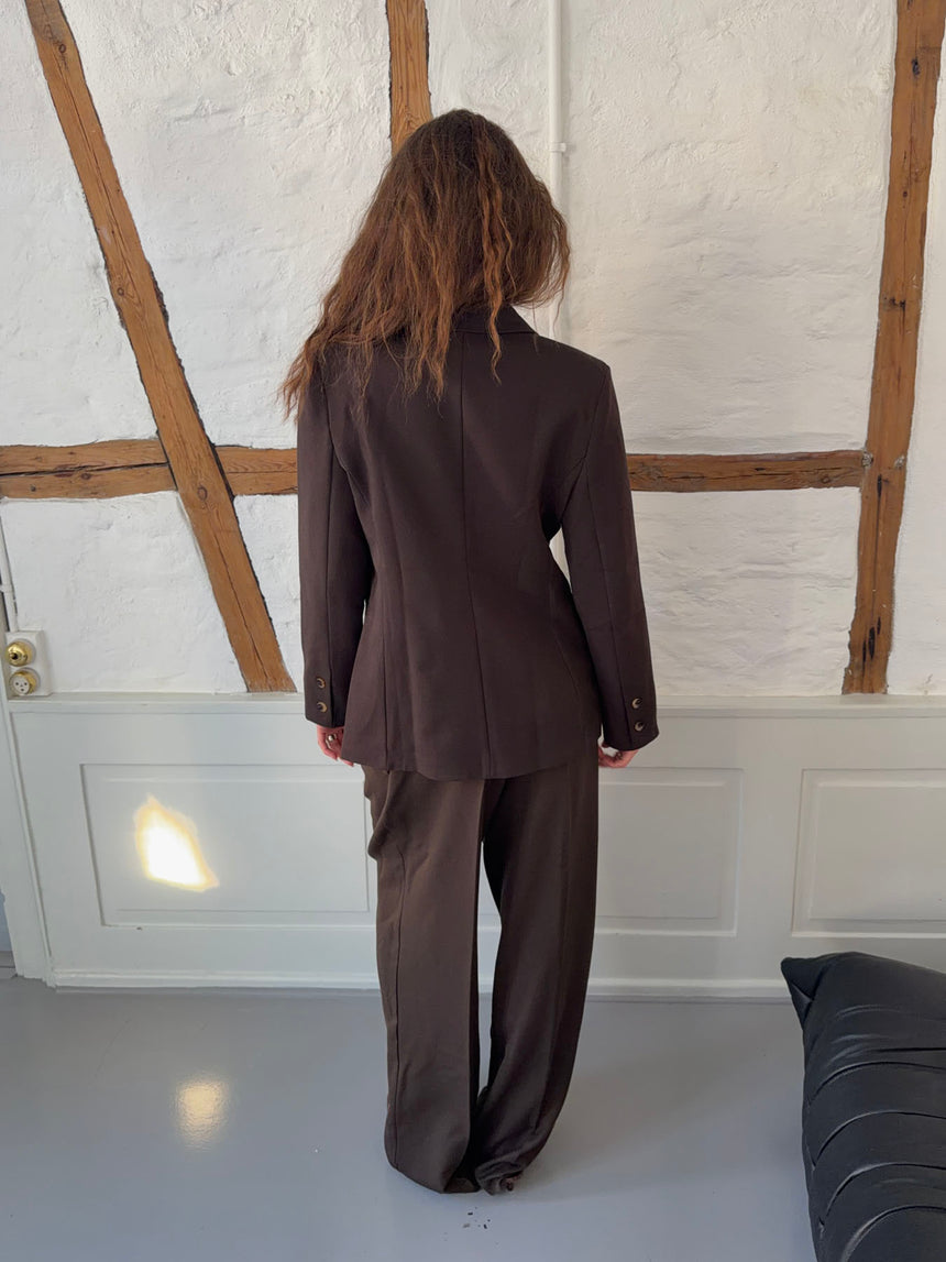 Sonija oversized blazer - Brun