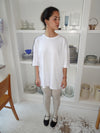 Zinnia oversized t-shirt - Hvid