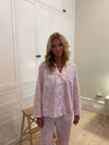 Carol pyjamas sæt med blonder - Lyserød