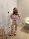 Carol pyjamas sæt med blonder - Lyserød