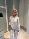 Esme pyjamas sæt - Off white/blå