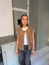 Christabel ruskind vest - Beige
