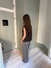 Christabel ruskind vest - Brun