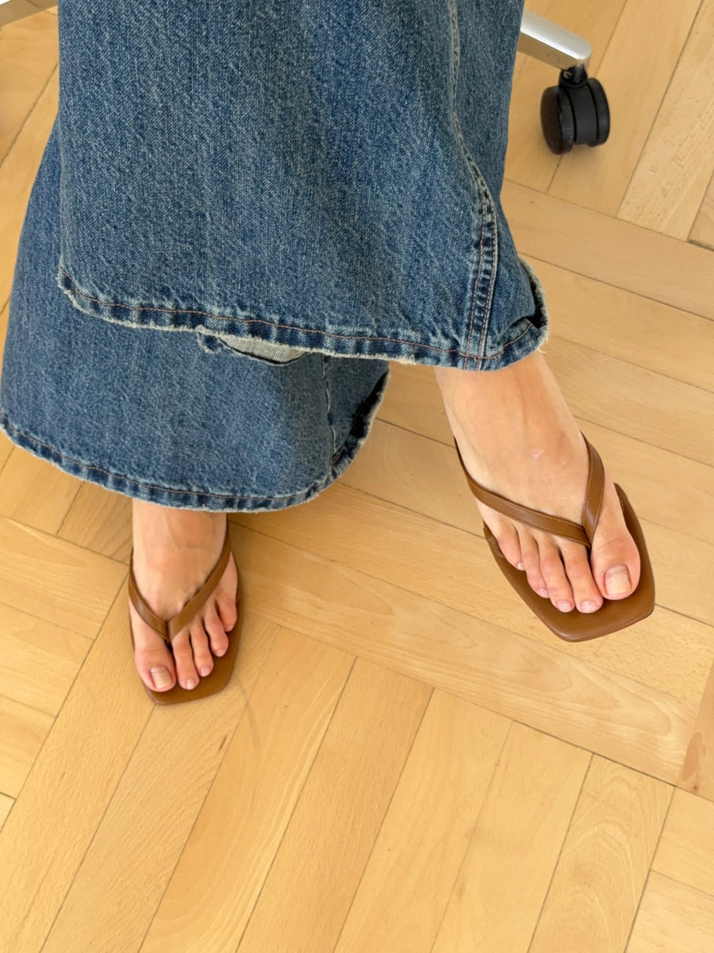 Safine mules - Brun