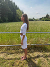 Shay pointelle nederdel - Hvid