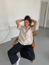 Trana kortærmet skjorte - Beige