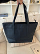 Macau skuldertaske i flet - Navy