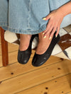 Tuvina split toe ballerina - Sort