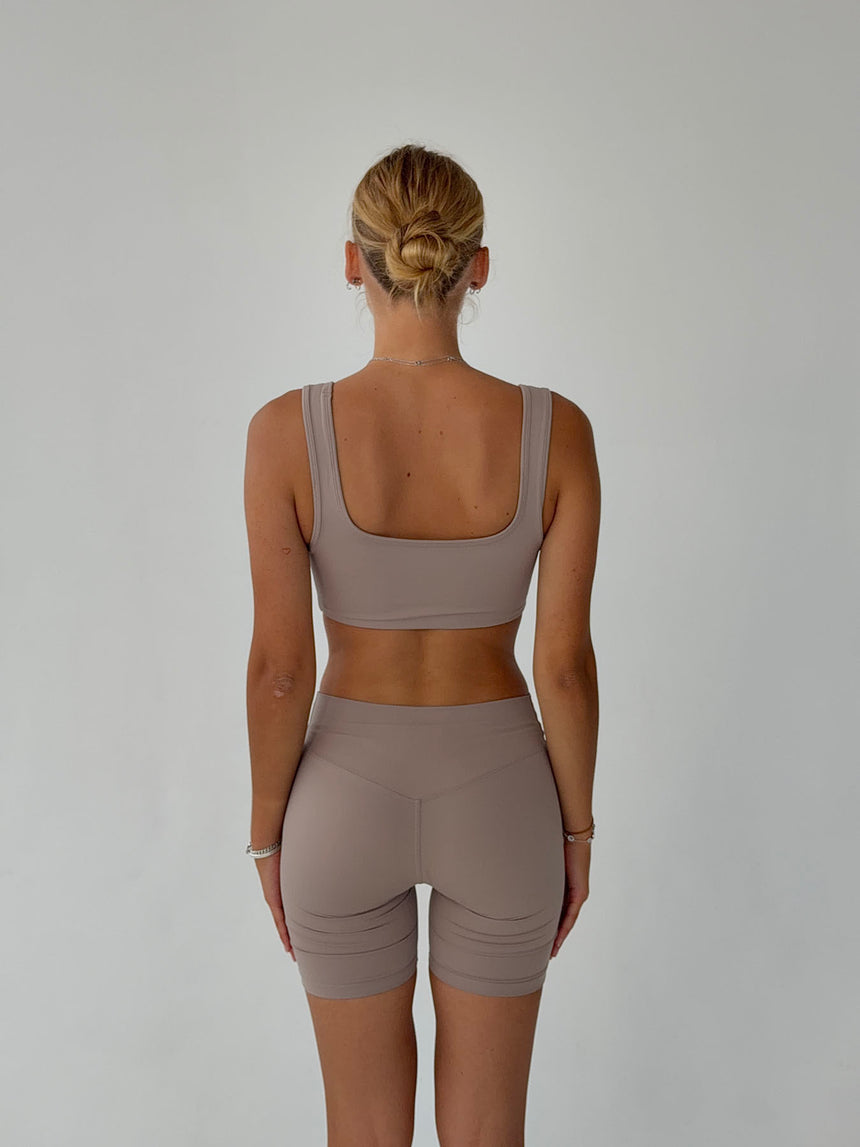 Plaza sports bra - Ash