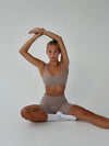 Plaza sports bra - Ash
