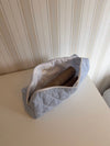 Honey stor toilettaske - Lyseblå/hvide striber