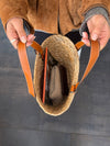 Botalia strandtaske i flet - Beige