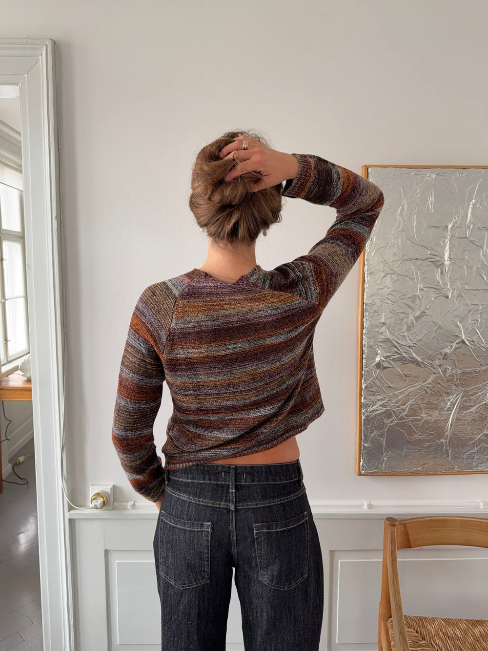 Iris strik - Multifarvet