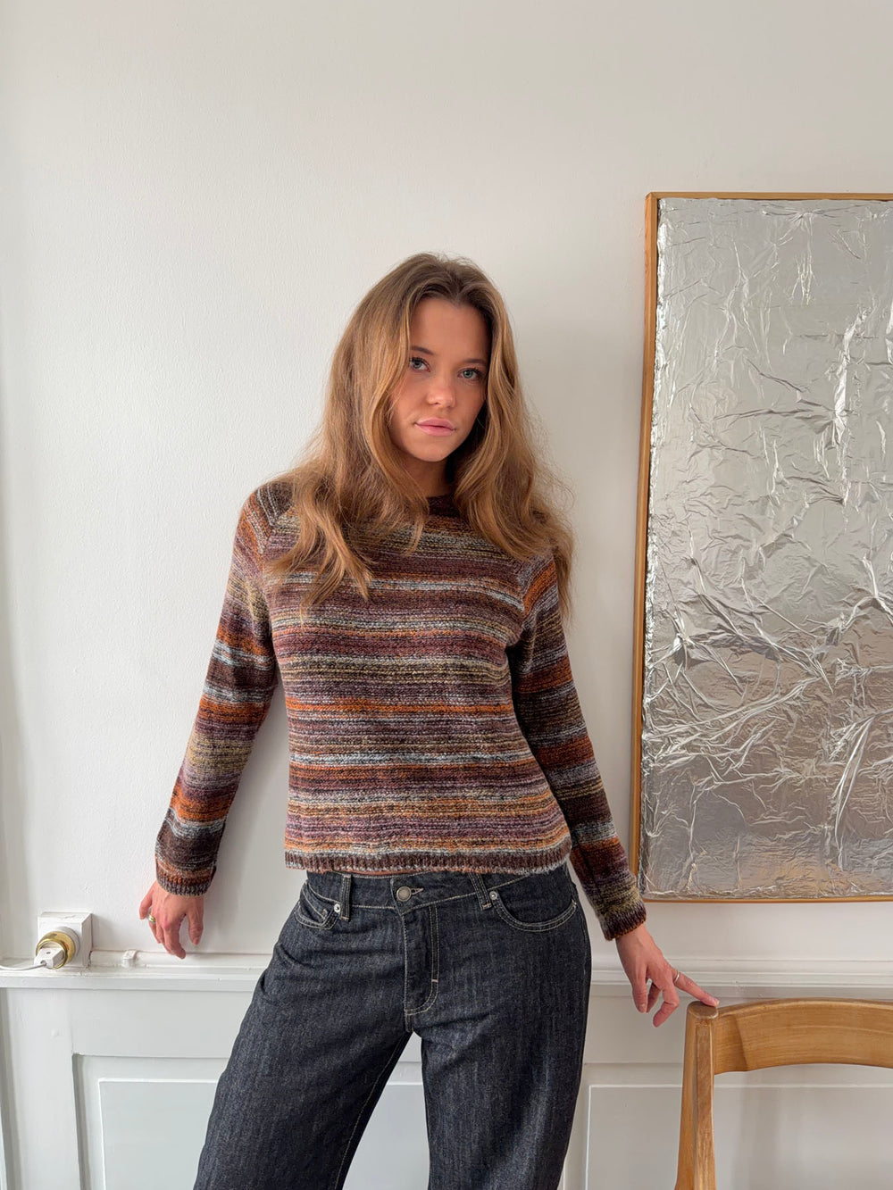 Iris strik - Multifarvet