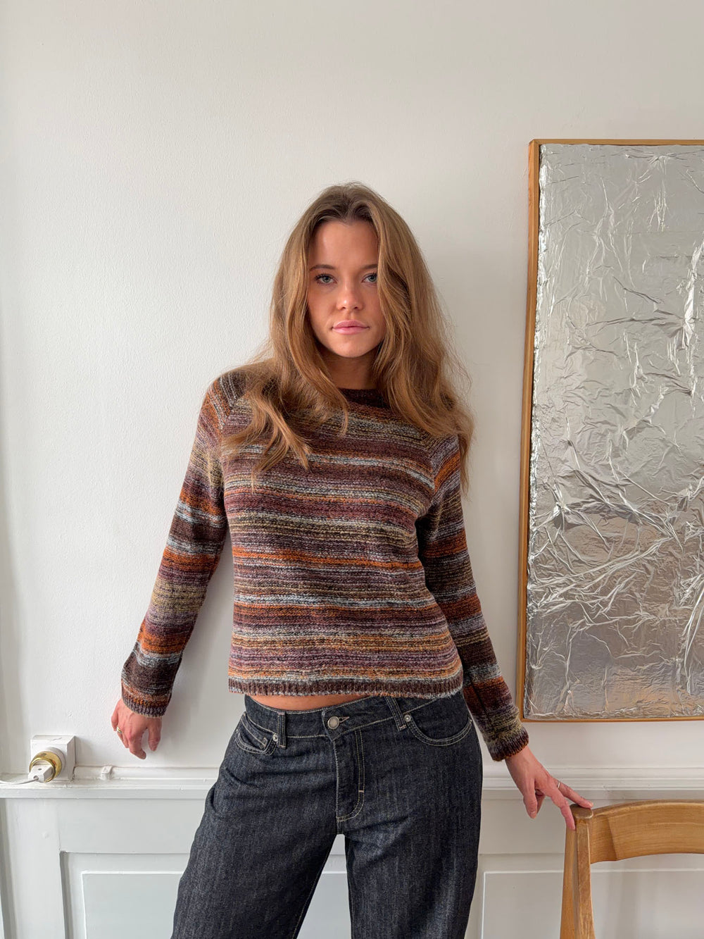 Iris strik - Multifarvet