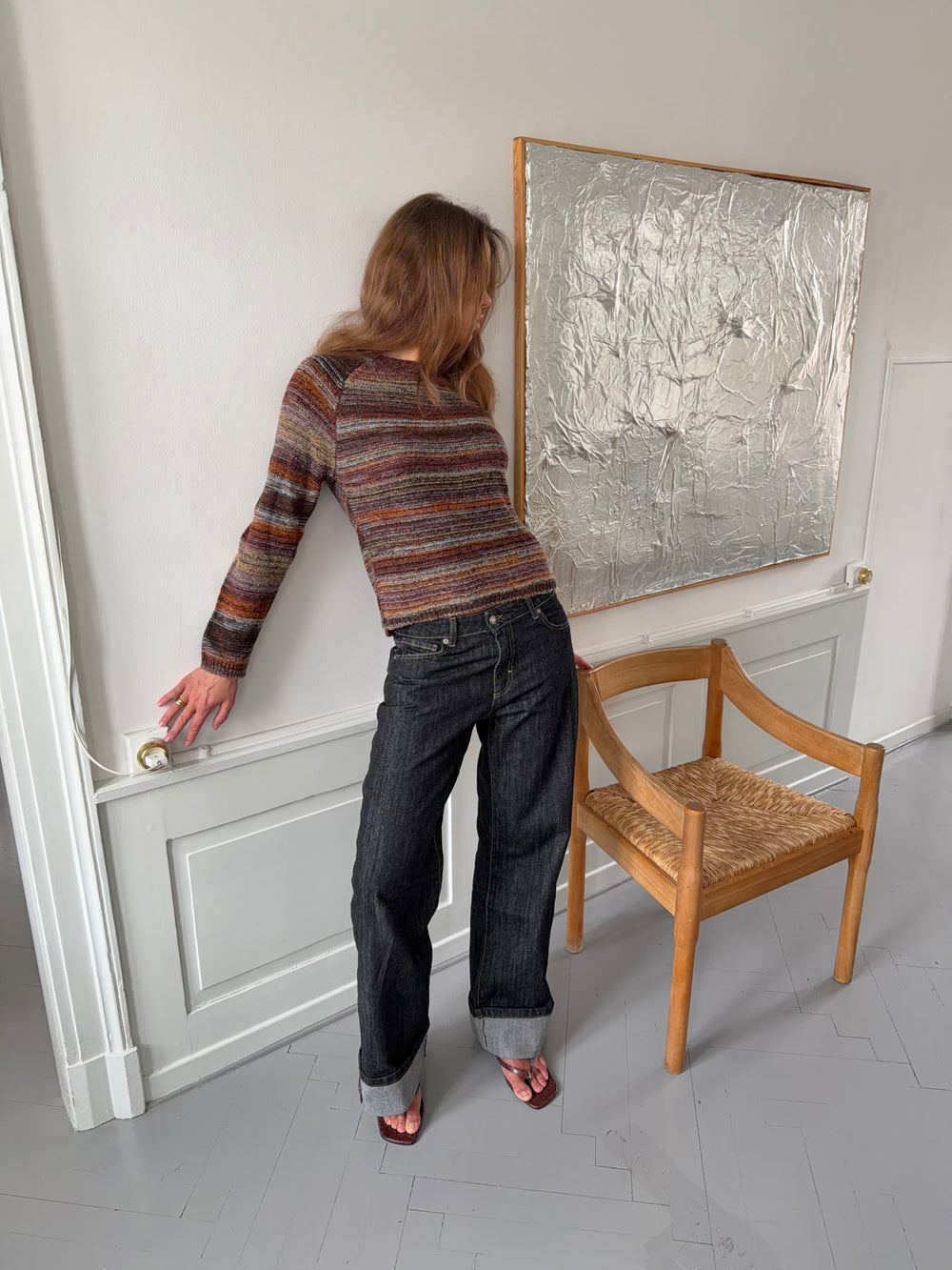 Iris strik - Multifarvet