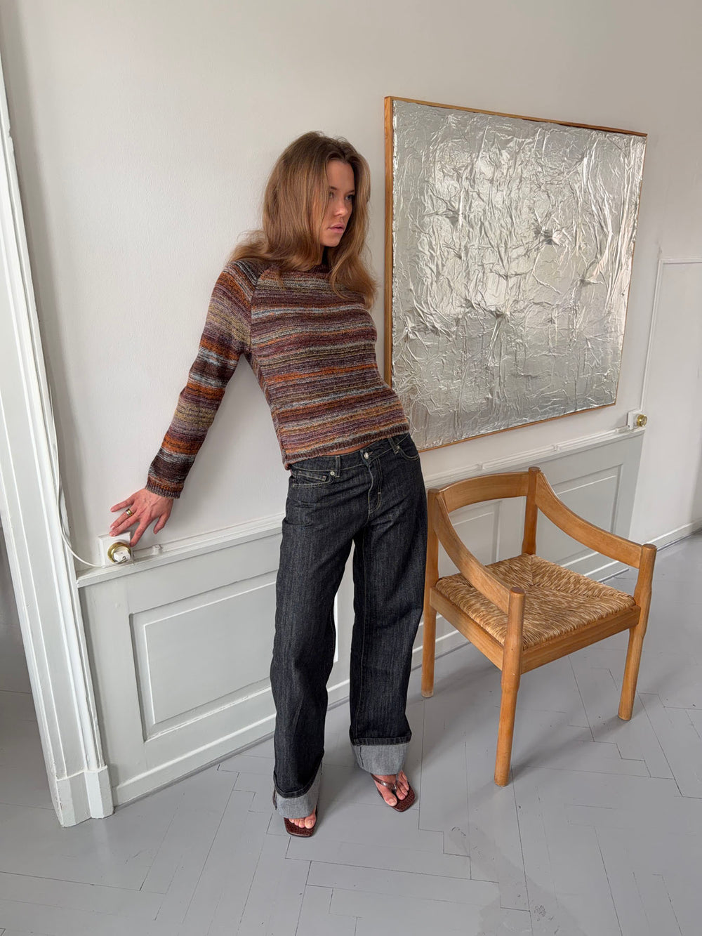 Iris strik - Multifarvet