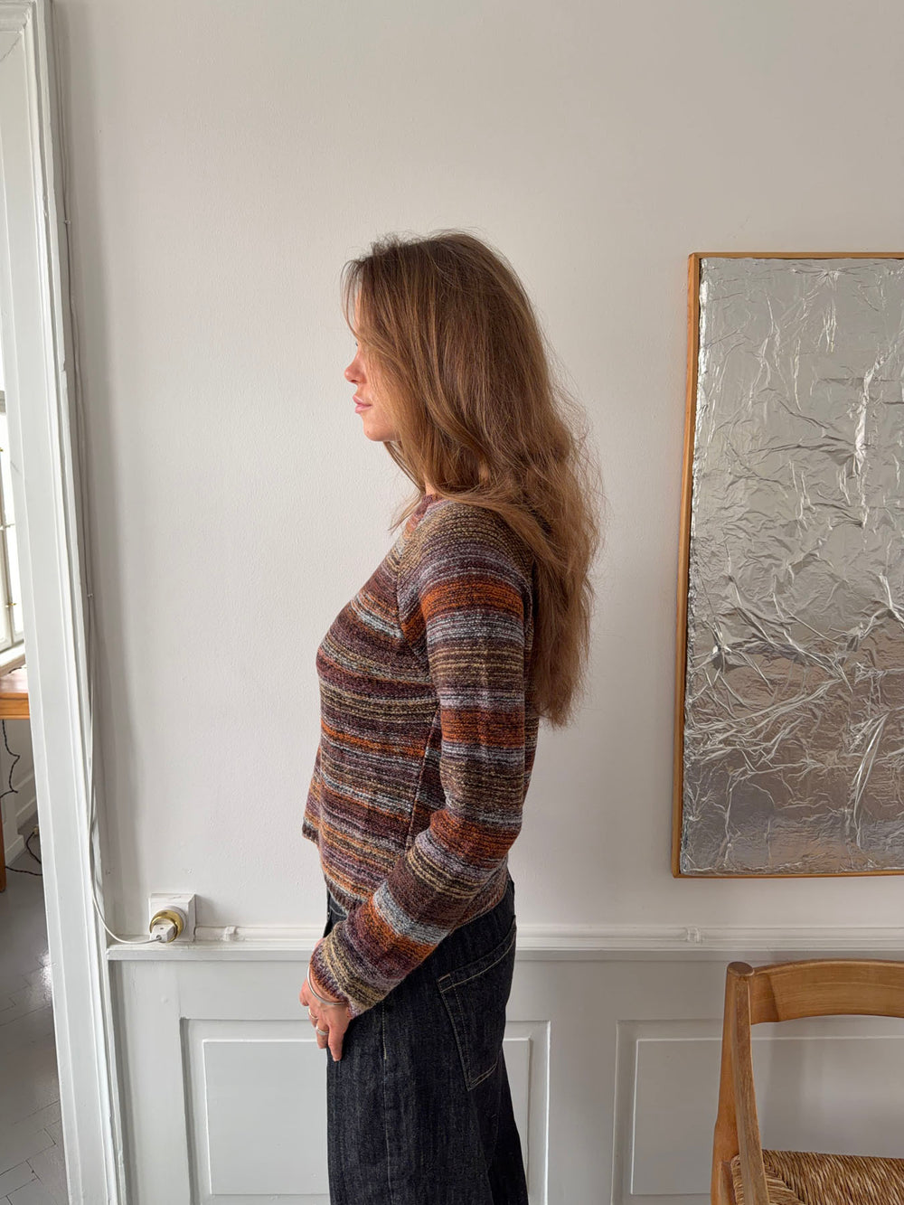 Iris strik - Multifarvet