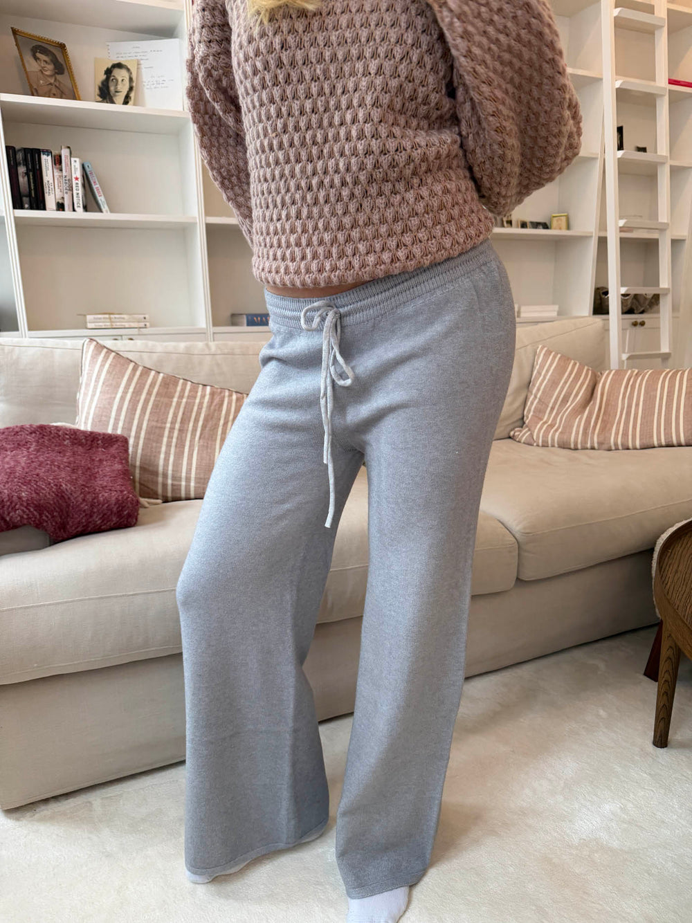 Rilo strikbukser - Grå