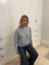 Tilly strikket hættetrøje - Grå
