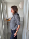 Vanja strikket hoodie - Grå