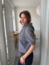 Vanja strikket hoodie - Grå