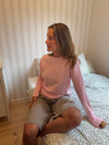Beatrice striktrøje - Lyserød