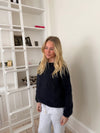 Genevieve striktrøje - Navy