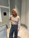 Moda striktrøje - Beige