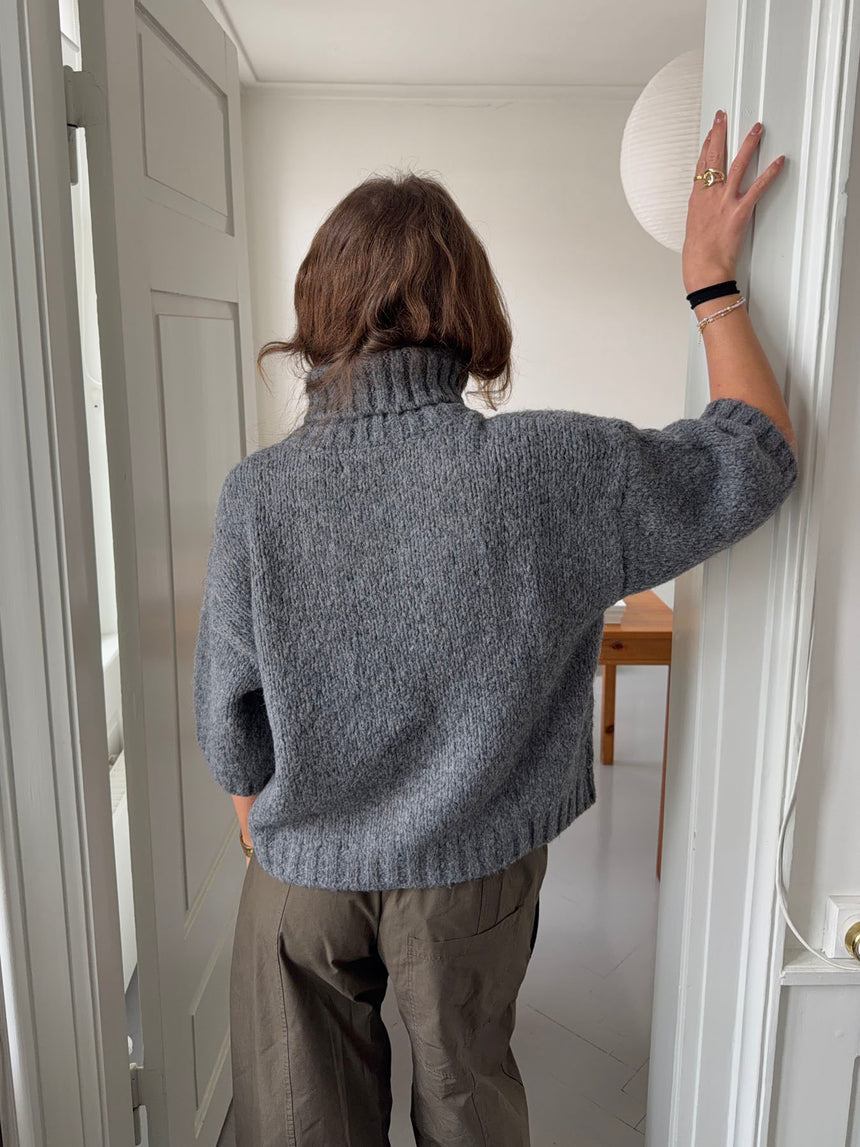 Dubleo striktrøje med korteærmer - Grå