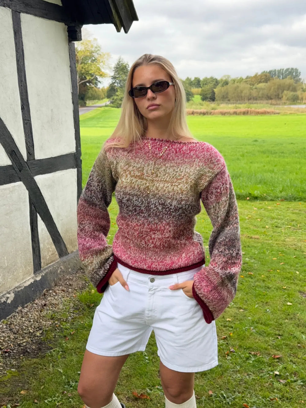 Polena striktrøje - Multifarvet