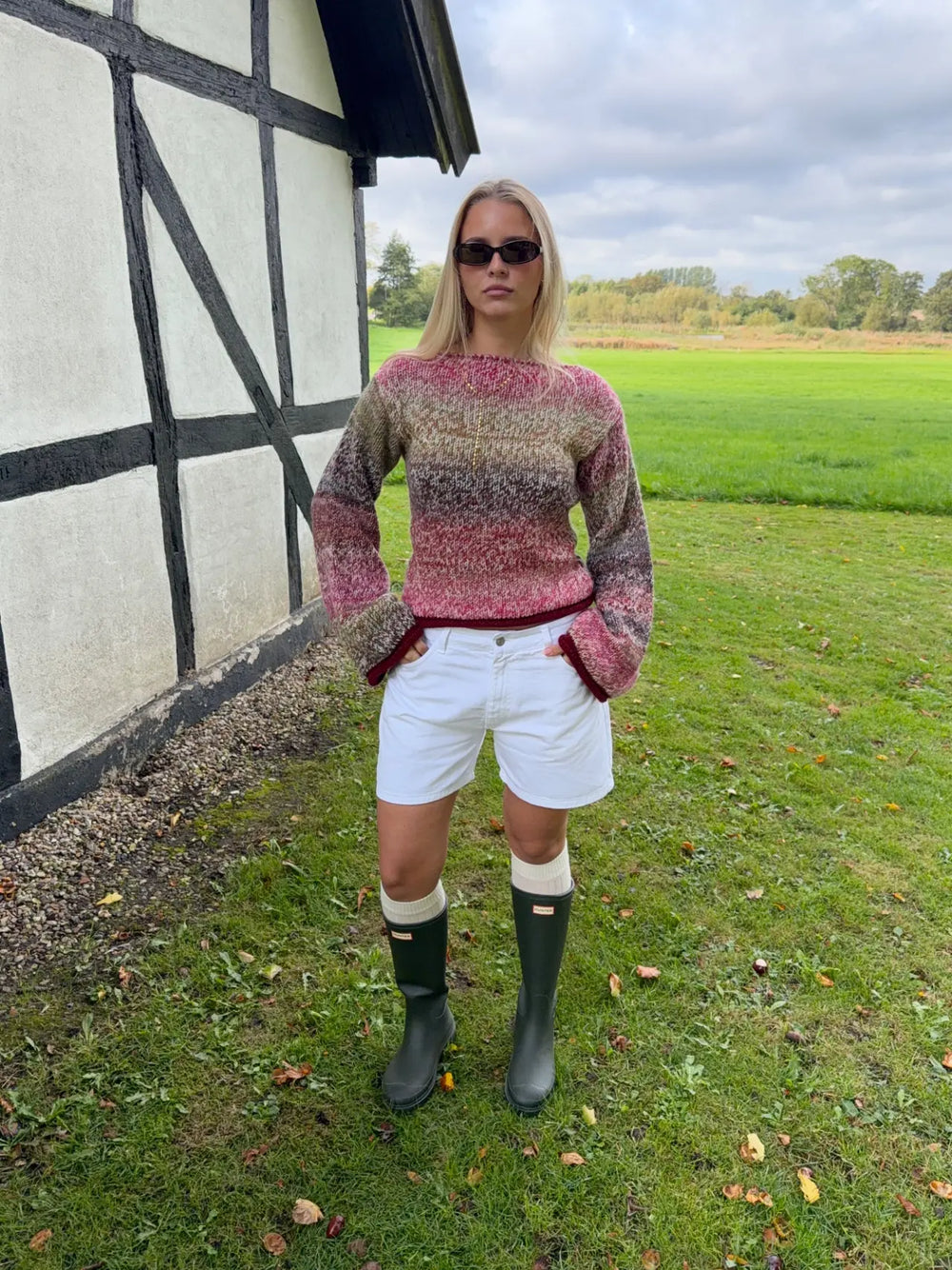 Polena striktrøje - Multifarvet