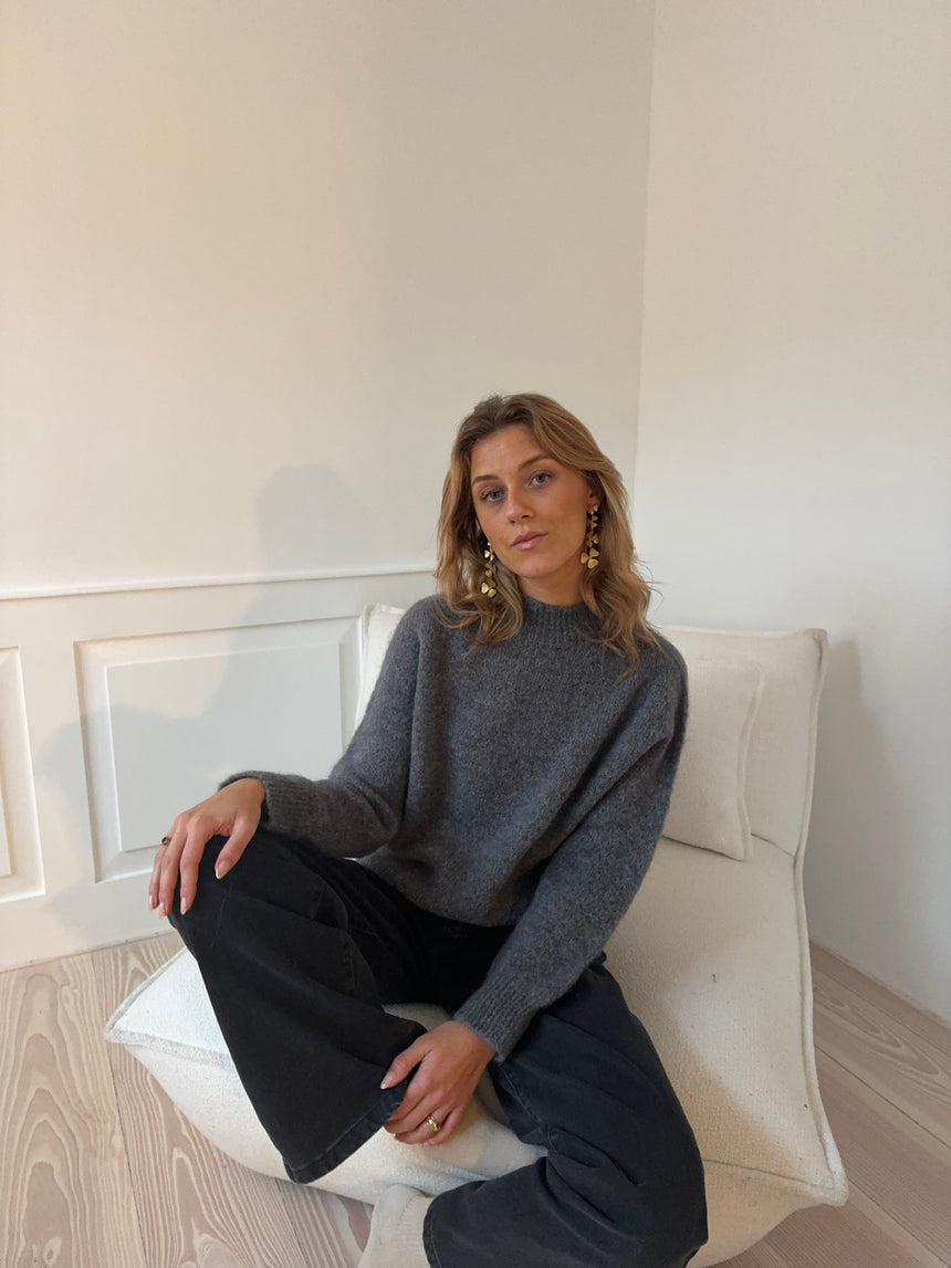Olina striktrøje - Grå