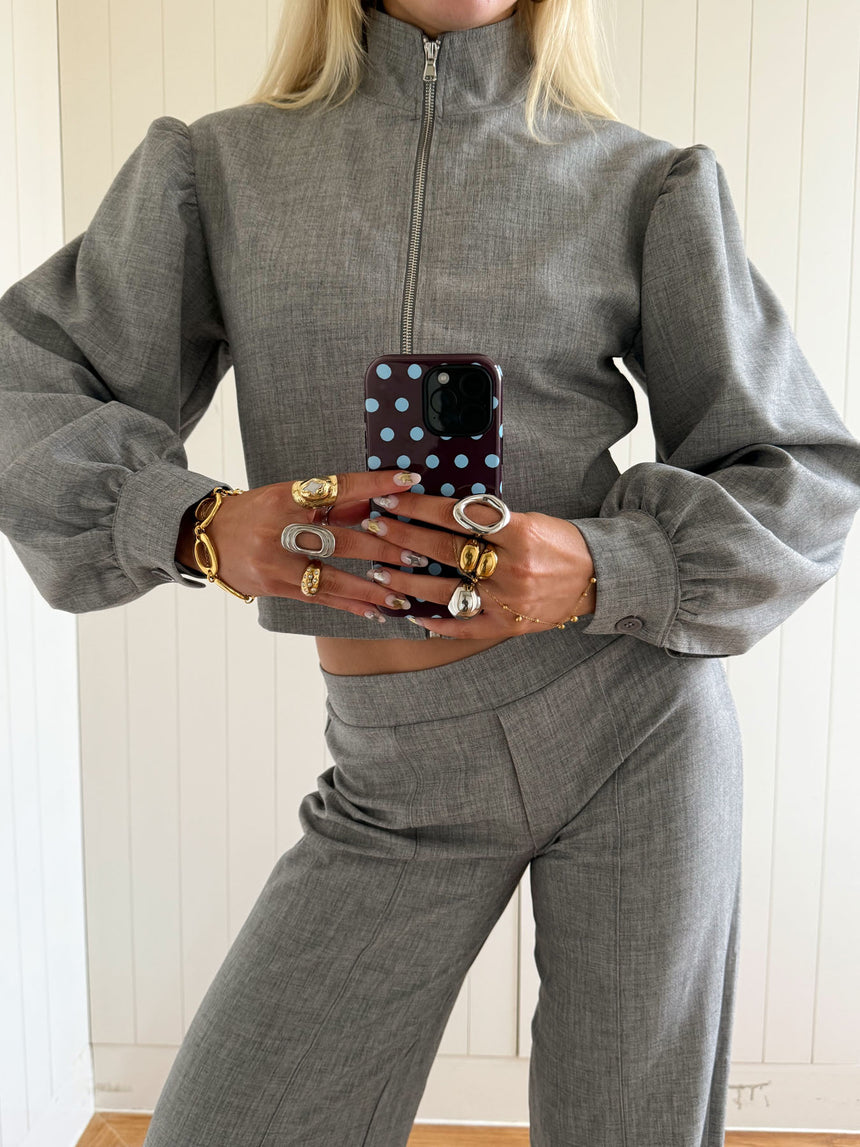 Scandivv suit jakke - Grå