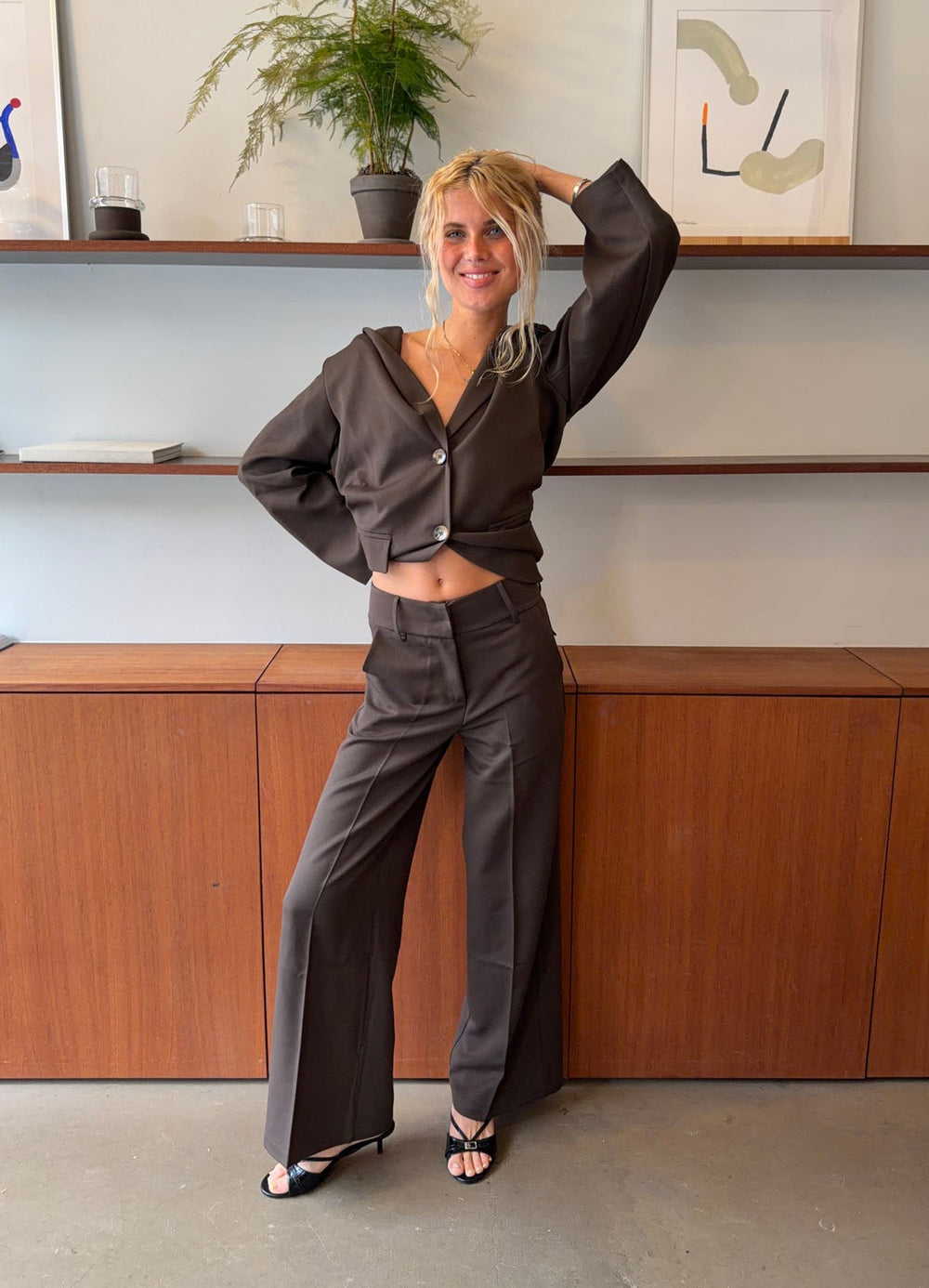 Alma suitbukser - Brun